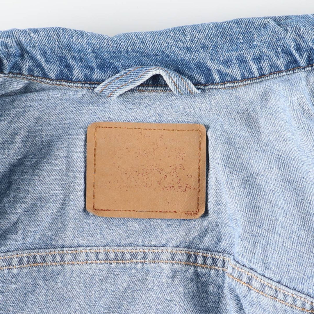 90'S Vintage Levi's Denim Jacket, Men's Size XL unclear blue type Vintage Second Hand