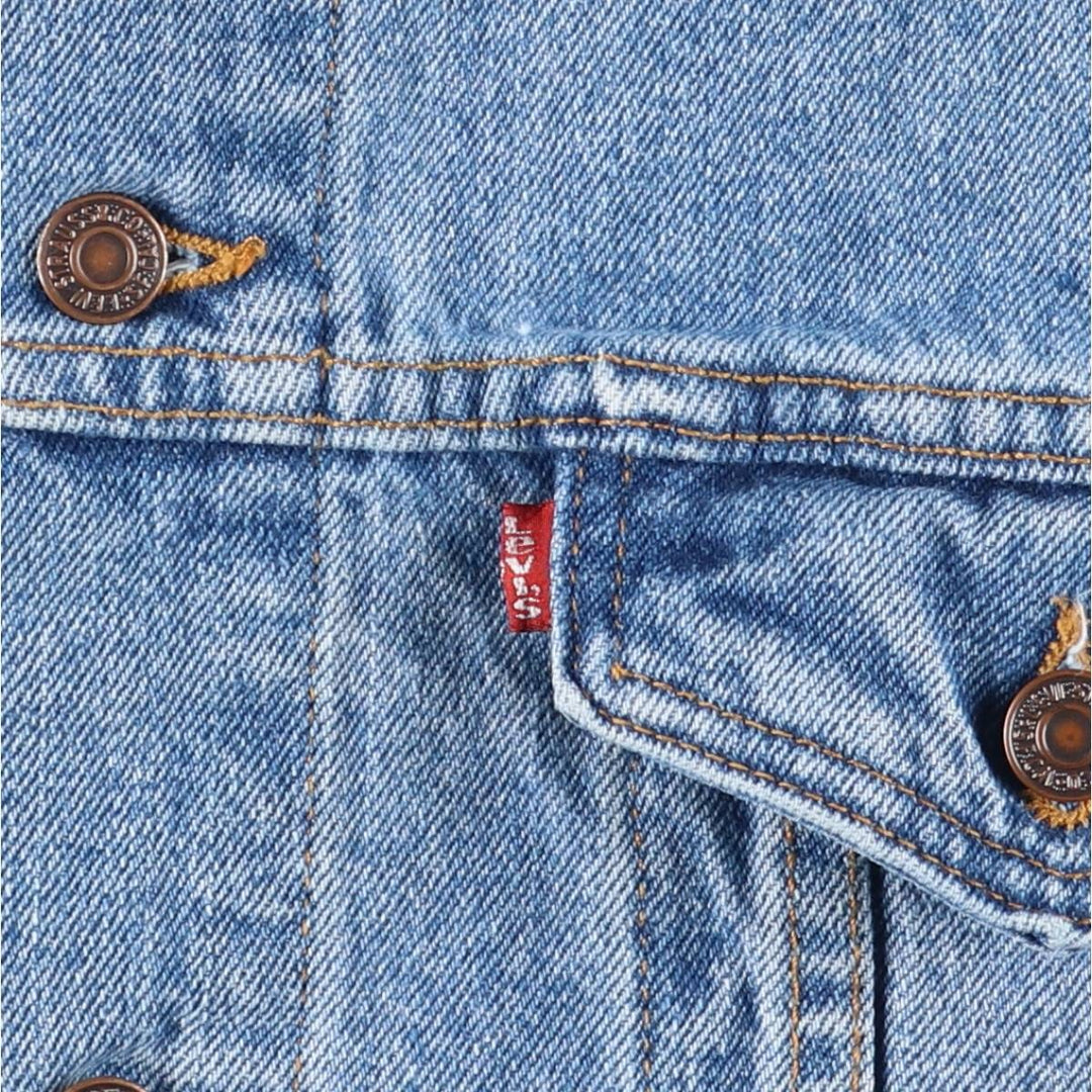 90'S Vintage Levi's Denim Jacket, Men's Size XL unclear blue type Vintage Second Hand