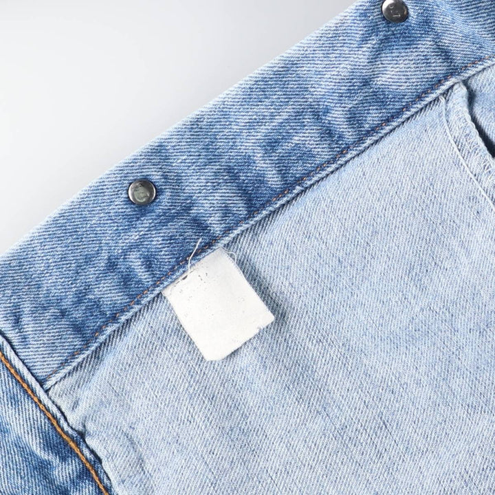 90'S Vintage Levi's Denim Jacket, Men's Size XL unclear blue type Vintage Second Hand