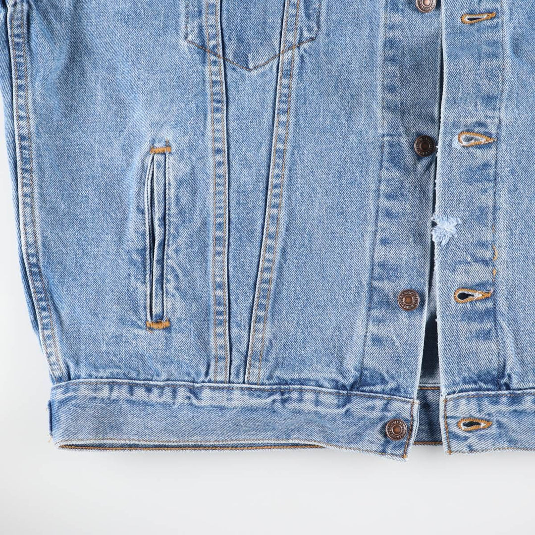 90'S Vintage Levi's Denim Jacket, Men's Size XL unclear blue type Vintage Second Hand
