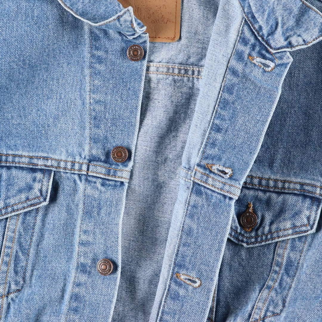 90'S Vintage Levi's Denim Jacket, Men's Size XL unclear blue type Vintage Second Hand