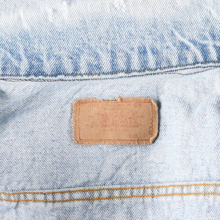 Levi's denim jacket, denim jacket, made in the USA, men's size M, vintage cotton blue type Vintage Second Hand
