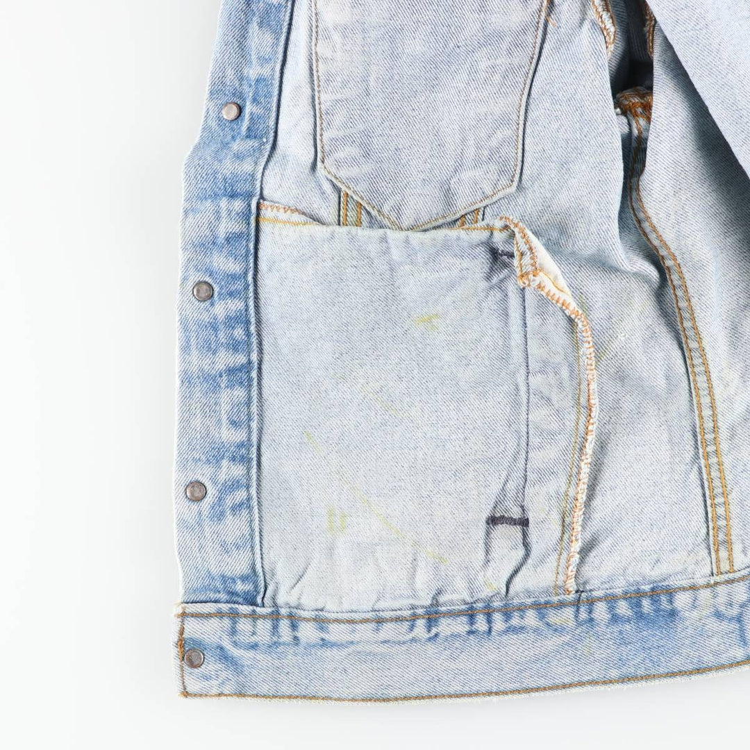 Levi's denim jacket, denim jacket, made in the USA, men's size M, vintage cotton blue type Vintage Second Hand