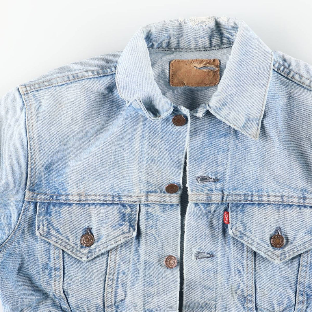 Vintage 1990'S Levi's denim jacket, size S, men's size S unclear blue type Vintage Second Hand