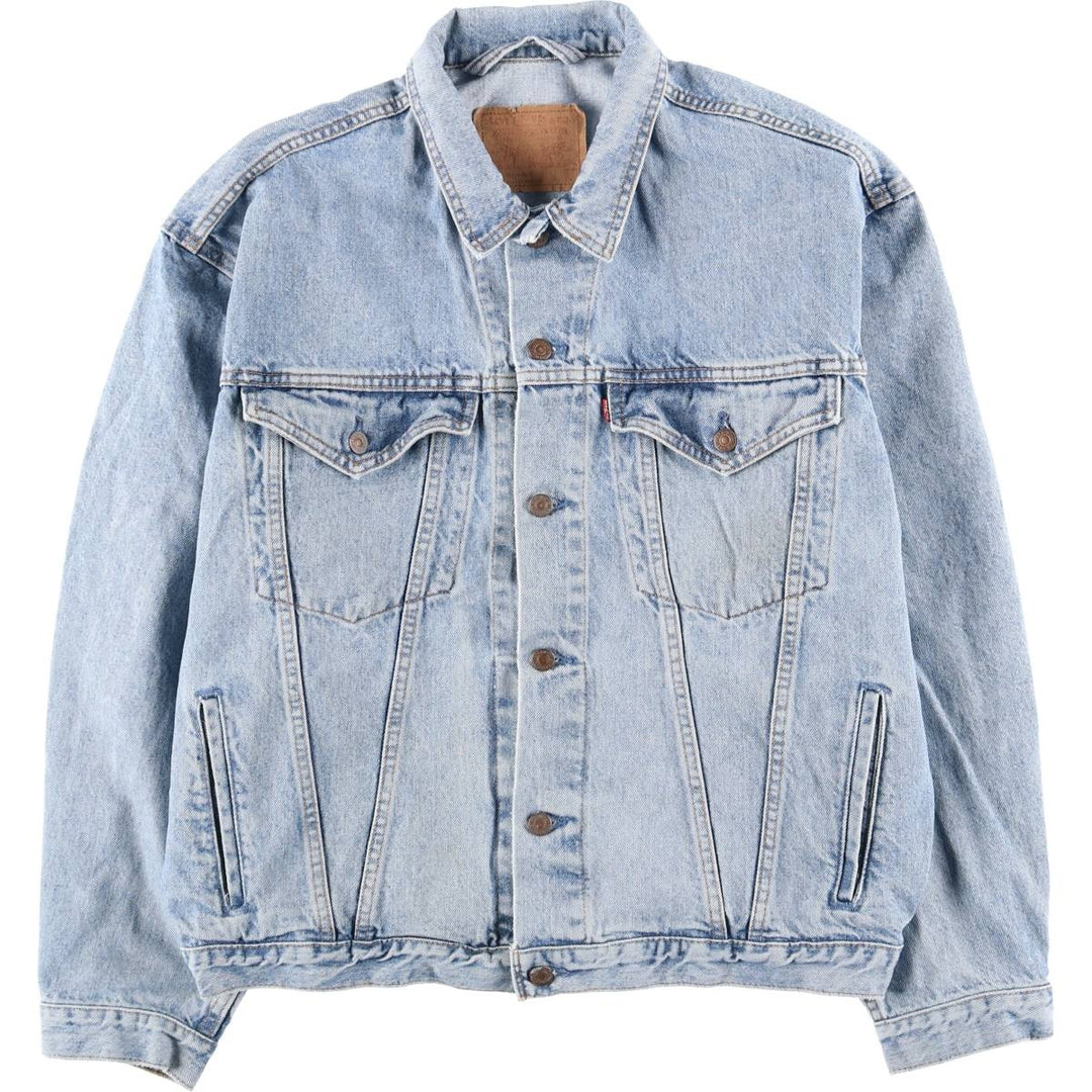 Levi's 75525-0412 Denim Jacket, Men's Size L, Vintage unclear blue type Vintage Second Hand