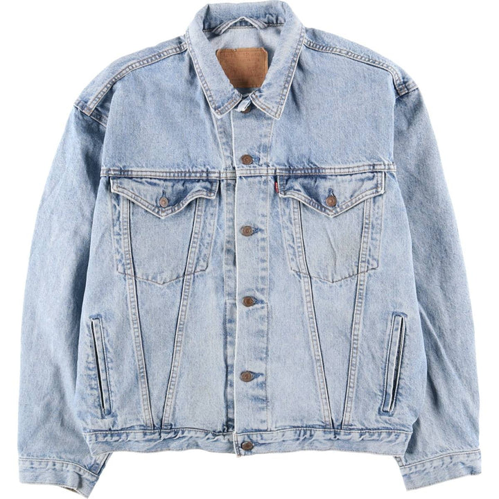 Levi's 75525-0412 Denim Jacket, Men's Size L, Vintage unclear blue type Vintage Second Hand