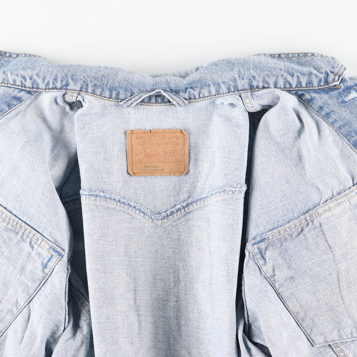 Levi's 75525-0412 Denim Jacket, Men's Size L, Vintage unclear blue type Vintage Second Hand