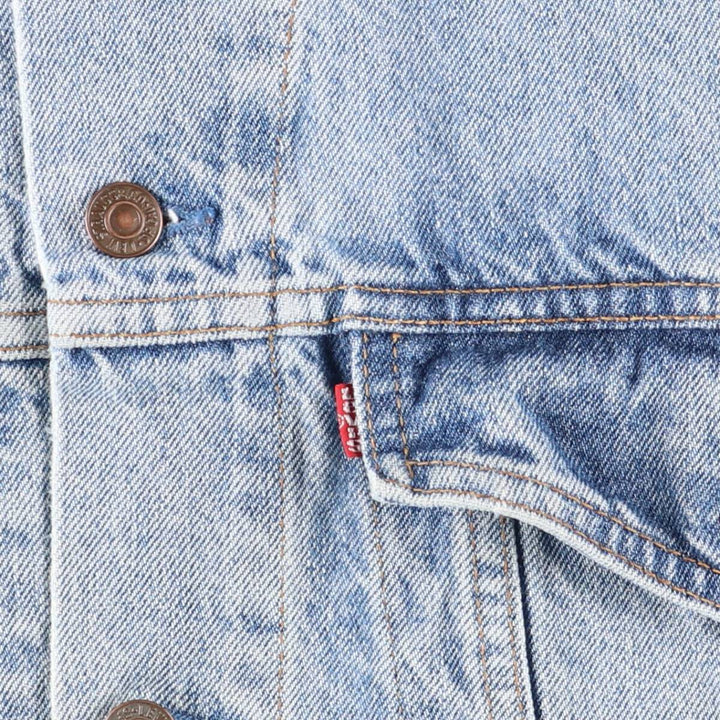 Levi's 75525-0412 Denim Jacket, Men's Size L, Vintage unclear blue type Vintage Second Hand