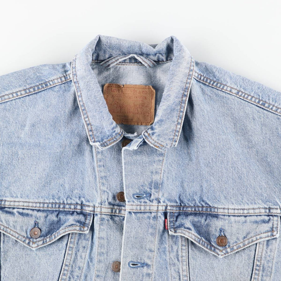 Levi's 75525-0412 Denim Jacket, Men's Size L, Vintage unclear blue type Vintage Second Hand