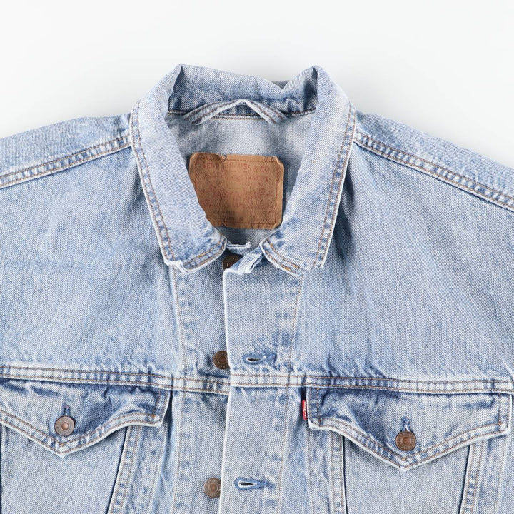 Levi's 75525-0412 Denim Jacket, Men's Size L, Vintage unclear blue type Vintage Second Hand