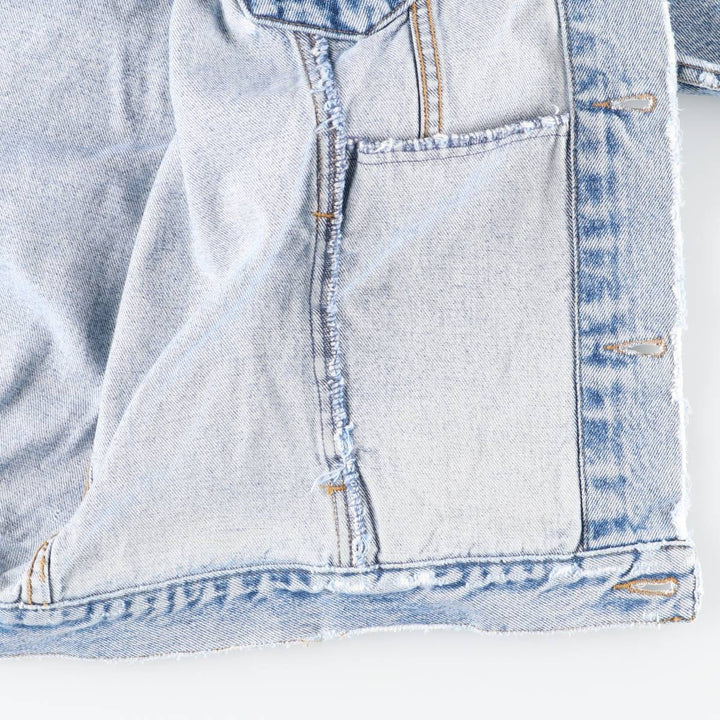 Vintage 1980'S Levi's 70511-0289 Orange Tab Denim Jacket, Men's Size XL cotton blue type Vintage Second Hand