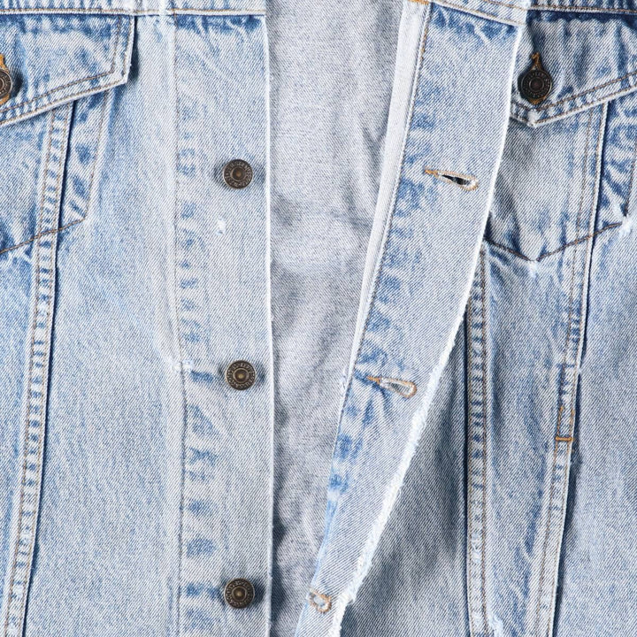 Vintage 1980'S Levi's 70511-0289 Orange Tab Denim Jacket, Men's Size XL cotton blue type Vintage Second Hand