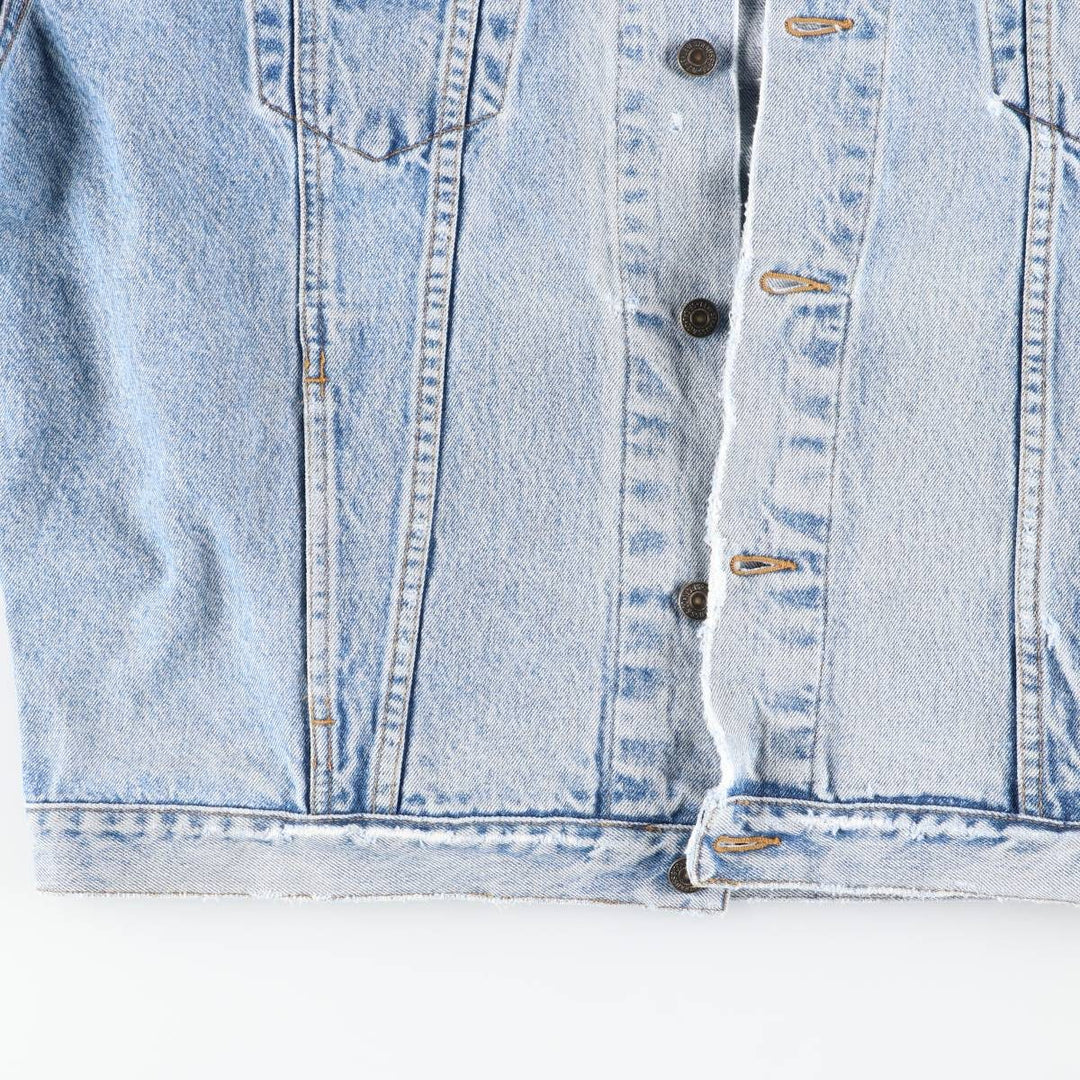Vintage 1980'S Levi's 70511-0289 Orange Tab Denim Jacket, Men's Size XL cotton blue type Vintage Second Hand