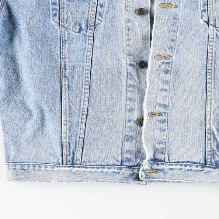 Vintage 1980'S Levi's 70511-0289 Orange Tab Denim Jacket, Men's Size XL cotton blue type Vintage Second Hand