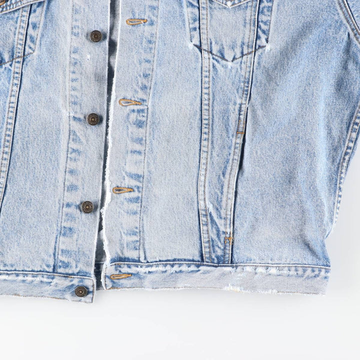 Vintage 1980'S Levi's 70511-0289 Orange Tab Denim Jacket, Men's Size XL cotton blue type Vintage Second Hand