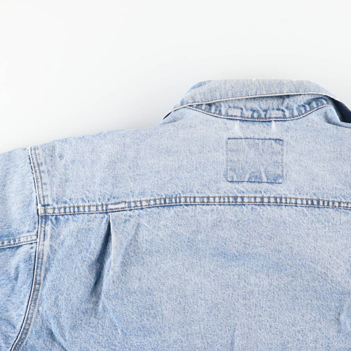 Vintage 1980'S Levi's 70511-0289 Orange Tab Denim Jacket, Men's Size XL cotton blue type Vintage Second Hand