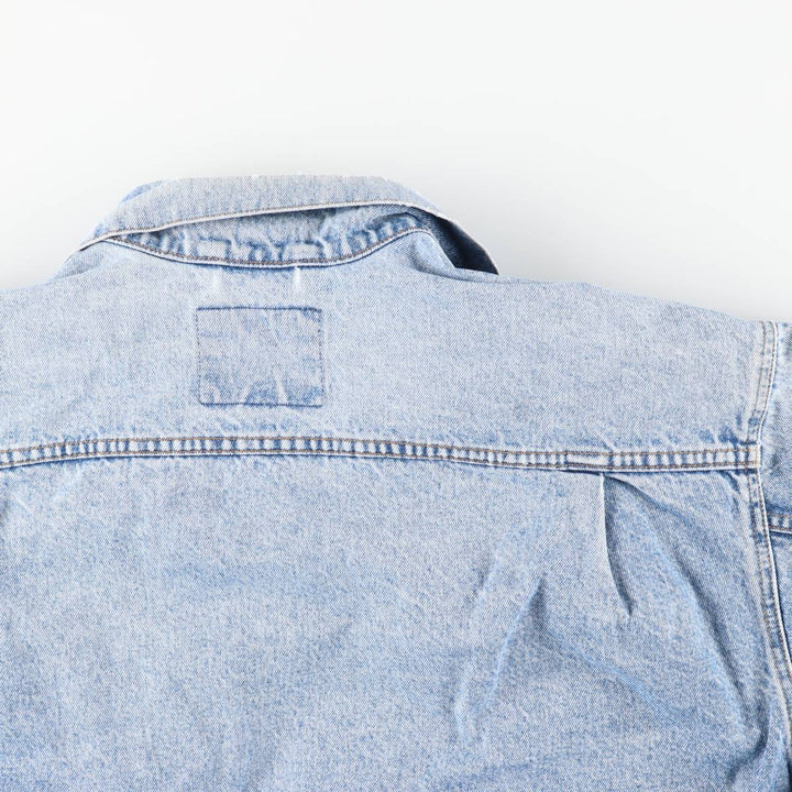 Vintage 1980'S Levi's 70511-0289 Orange Tab Denim Jacket, Men's Size XL cotton blue type Vintage Second Hand