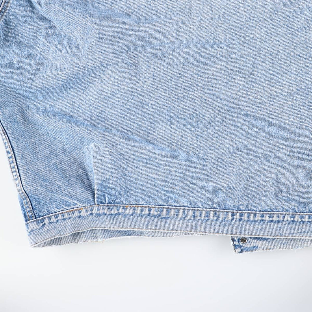 Vintage 1980'S Levi's 70511-0289 Orange Tab Denim Jacket, Men's Size XL cotton blue type Vintage Second Hand