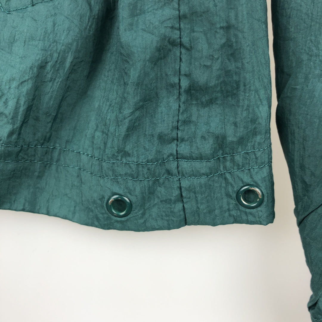 90'S Reebok Back Logo Nylon Jacket Men's Size L Vintage Nylon dark green Vintage Second Hand