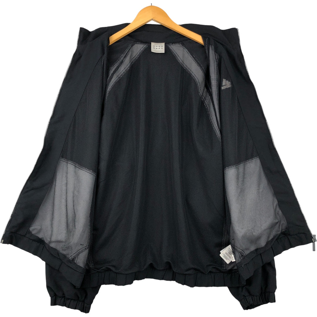 00'S adidas windbreaker men's XL size polyester black type Vintage Second Hand