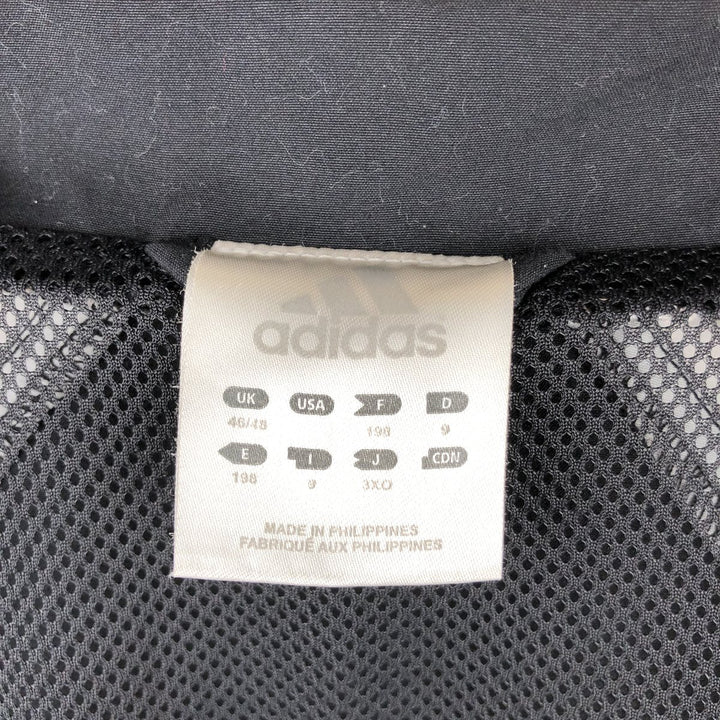 00'S adidas windbreaker men's XL size polyester black type Vintage Second Hand