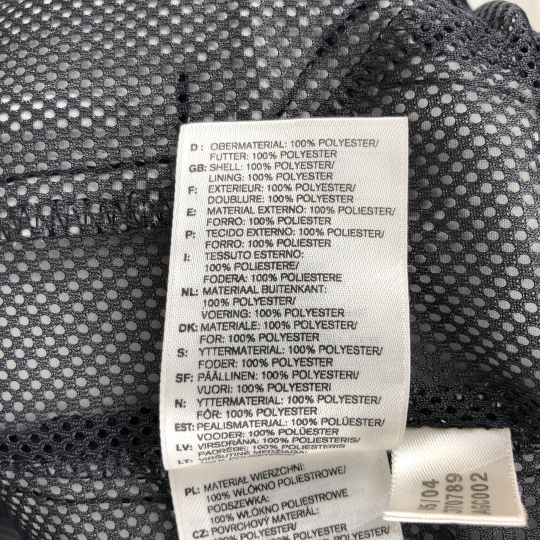 00'S adidas windbreaker men's XL size polyester black type Vintage Second Hand