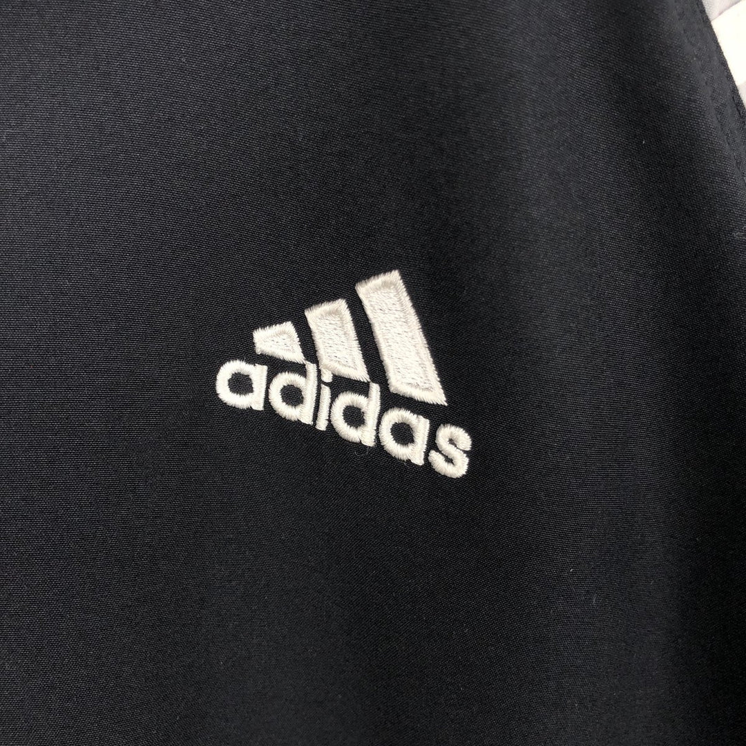 00'S adidas windbreaker men's XL size polyester black type Vintage Second Hand