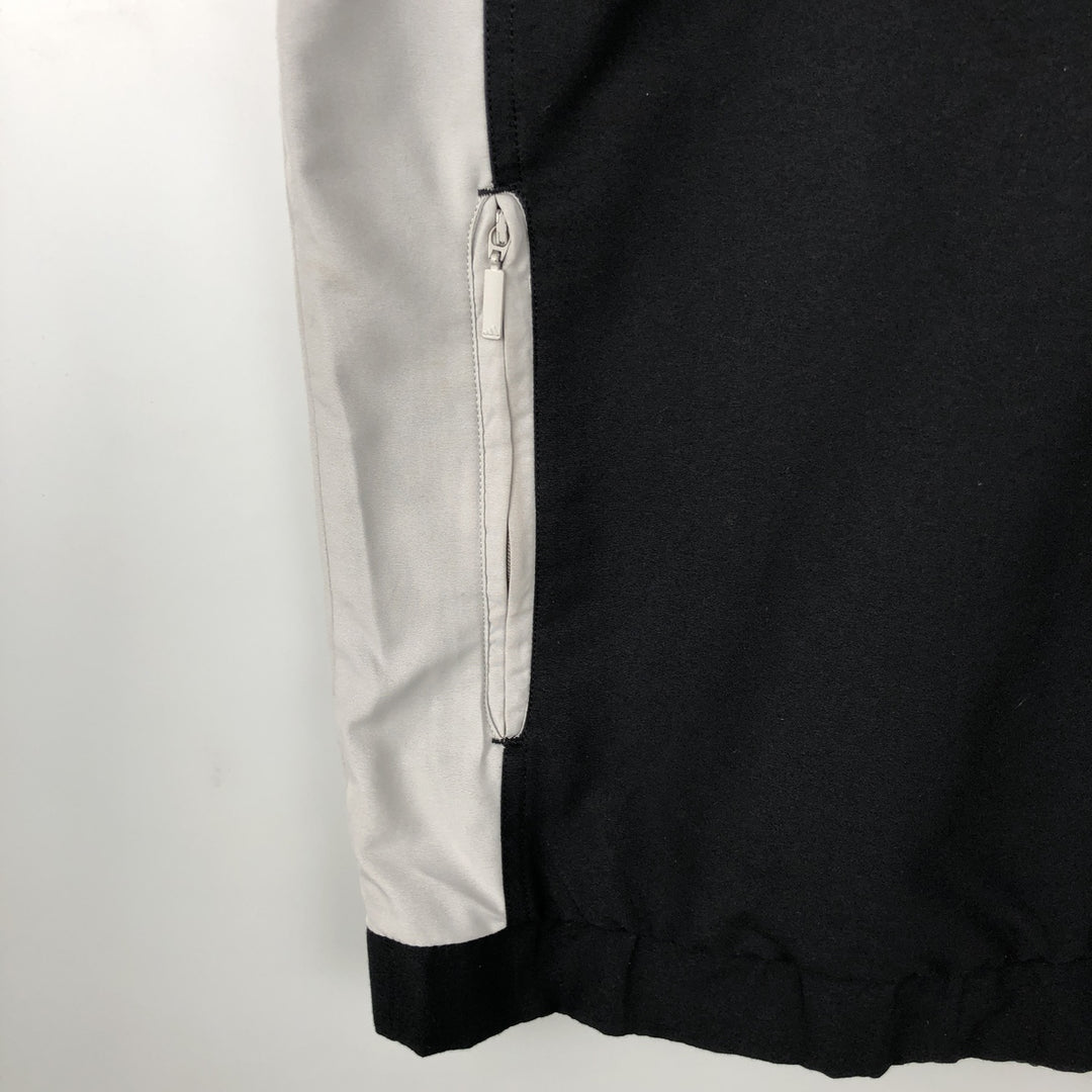 00'S adidas windbreaker men's XL size polyester black type Vintage Second Hand