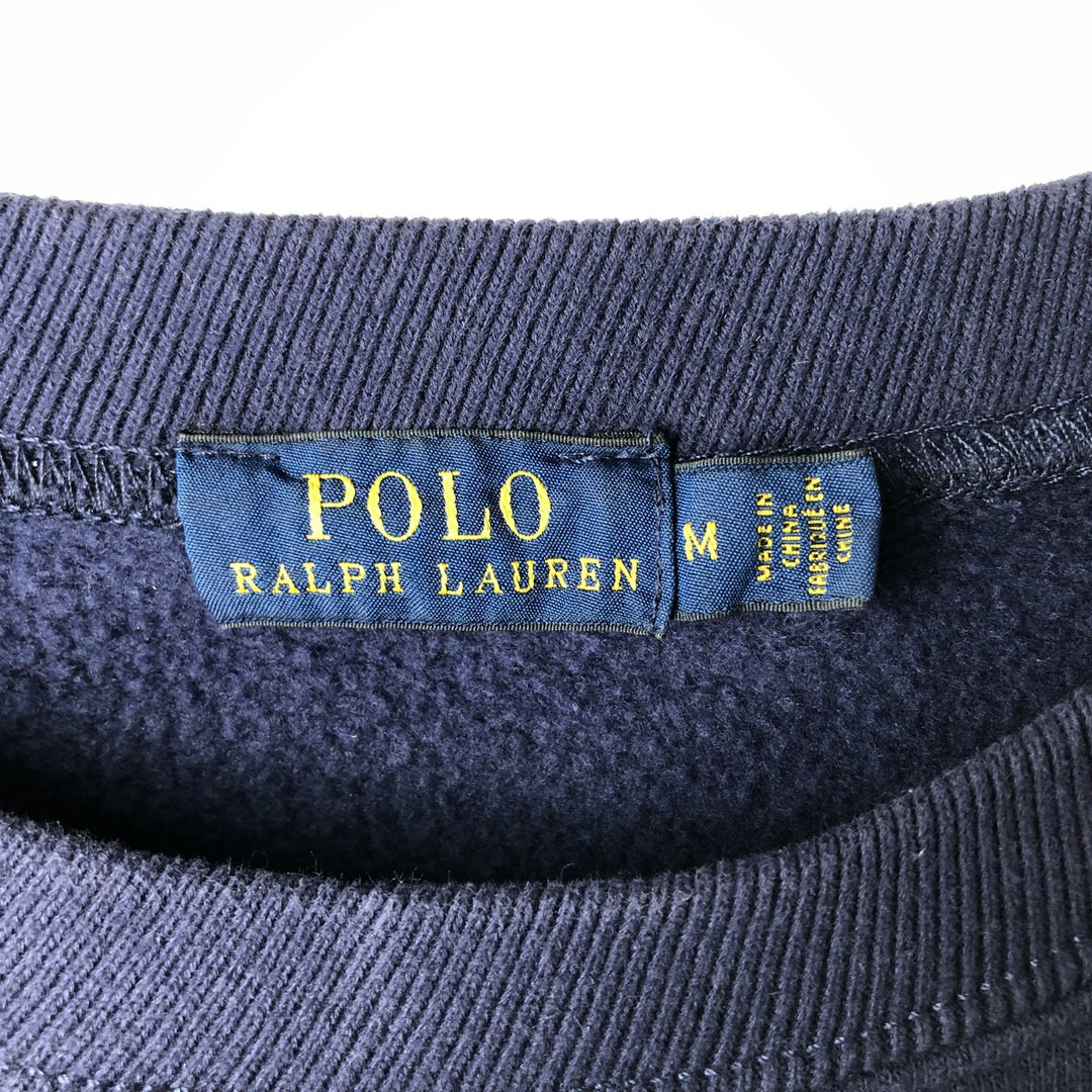 Ralph Lauren POLO RALPH LAUREN Big Pony Logo Sweatshirt, Women's Size M unclear navy blue type Vintage Second Hand