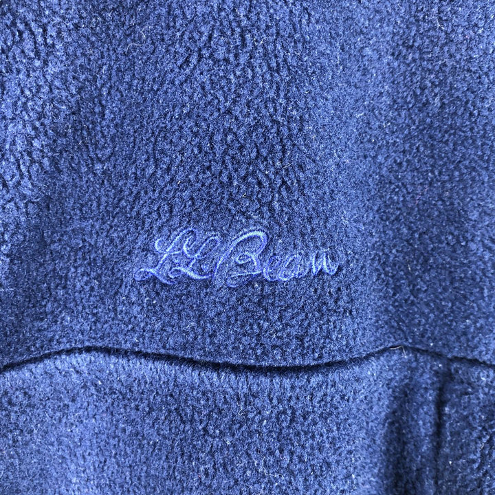 1990'S Vintage LL Bean Fleece Vest, Women's Size Medium unclear navy blue type Vintage Second Hand