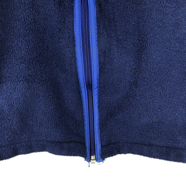 1990'S Vintage LL Bean Fleece Vest, Women's Size Medium unclear navy blue type Vintage Second Hand