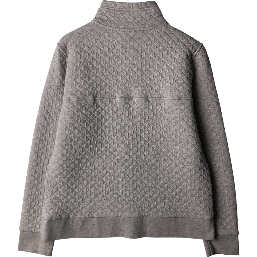 Patagonia Organic Cotton Diamond Quilt Half-Snap Sweatshirt, Women's Size L cotton gray type Vintage Second Hand