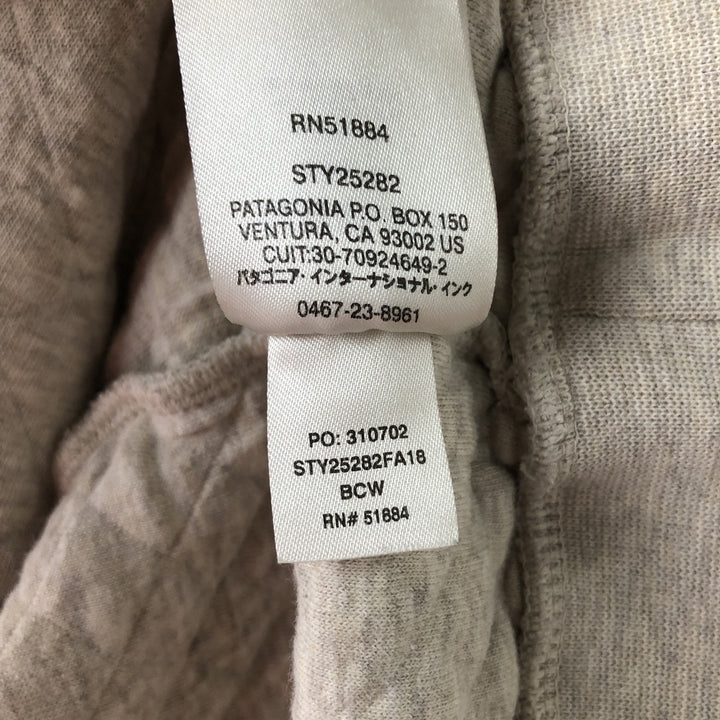 Patagonia Organic Cotton Diamond Quilt Half-Snap Sweatshirt, Women's Size L cotton gray type Vintage Second Hand