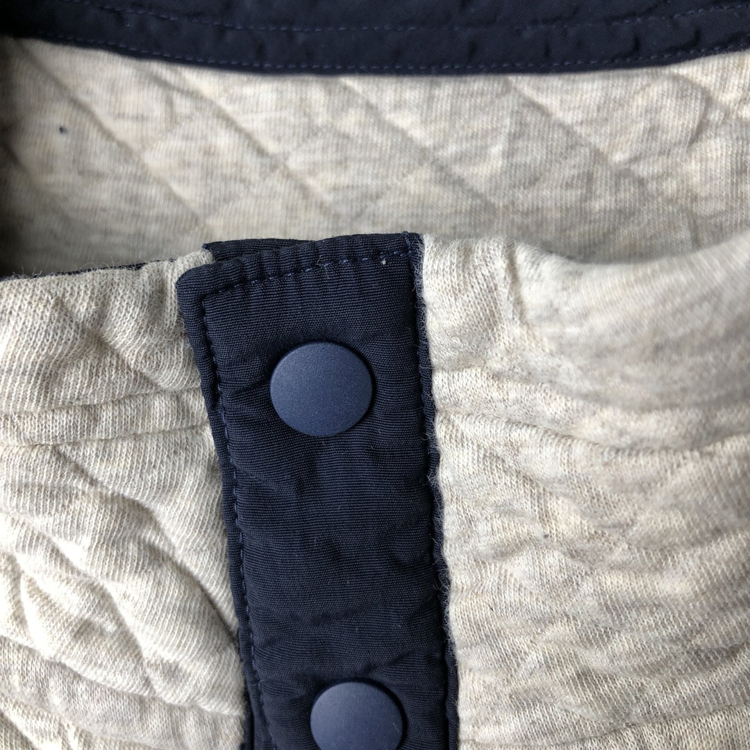 Patagonia Organic Cotton Diamond Quilt Half-Snap Sweatshirt, Women's Size L cotton gray type Vintage Second Hand