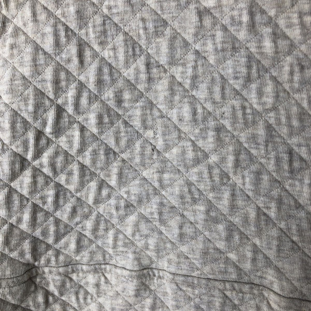 Patagonia Organic Cotton Diamond Quilt Half-Snap Sweatshirt, Women's Size L cotton gray type Vintage Second Hand