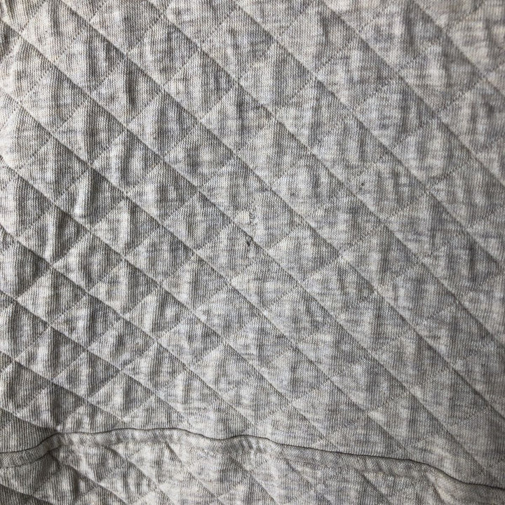 Patagonia Organic Cotton Diamond Quilt Half-Snap Sweatshirt, Women's Size L cotton gray type Vintage Second Hand