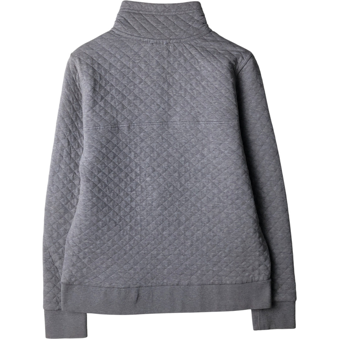 Patagonia Organic Cotton Diamond Quilt Half-Snap Sweatshirt, Women's Size Small cotton gray type Vintage Second Hand