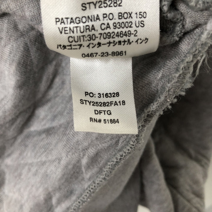 Patagonia Organic Cotton Diamond Quilt Half-Snap Sweatshirt, Women's Size Small cotton gray type Vintage Second Hand