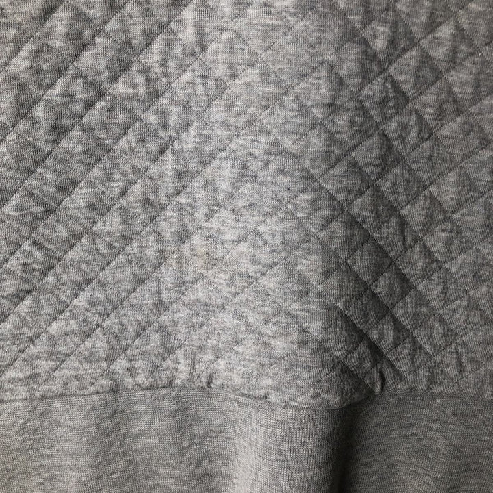 Patagonia Organic Cotton Diamond Quilt Half-Snap Sweatshirt, Women's Size Small cotton gray type Vintage Second Hand