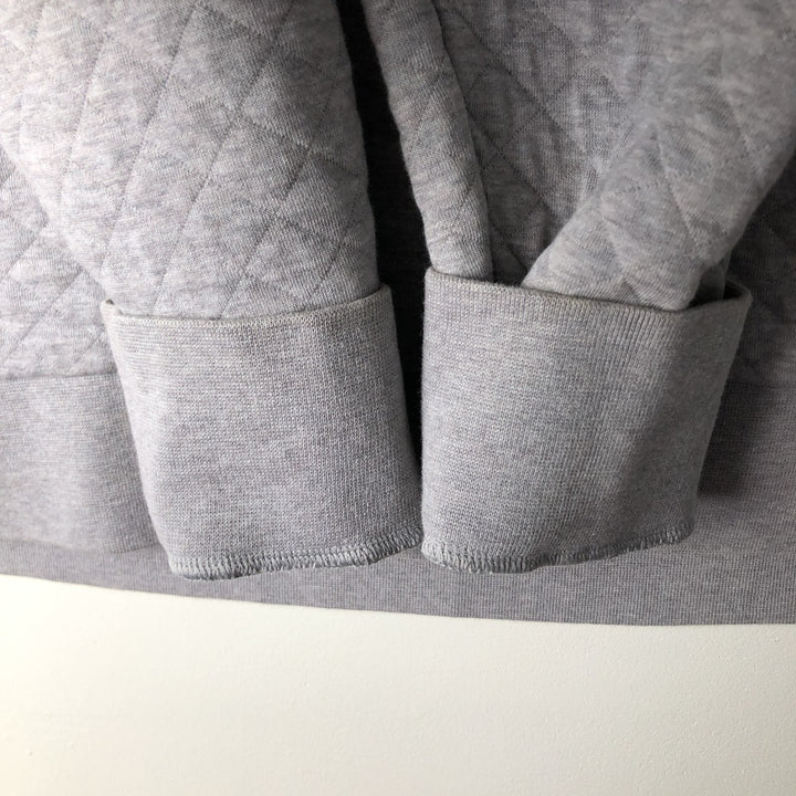 Patagonia Organic Cotton Diamond Quilt Half-Snap Sweatshirt, Women's Size Small cotton gray type Vintage Second Hand