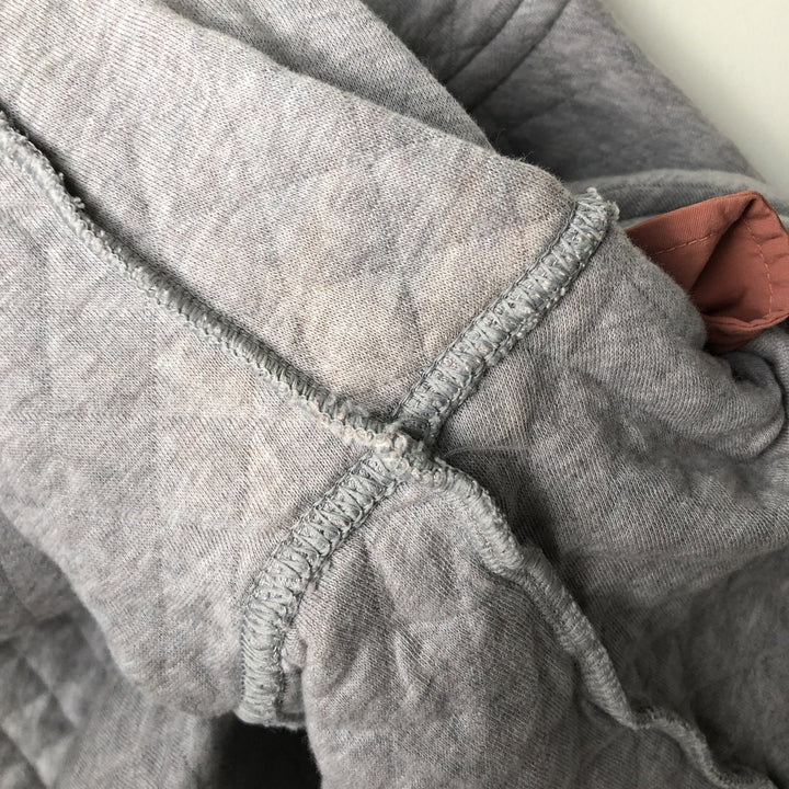 Patagonia Organic Cotton Diamond Quilt Half-Snap Sweatshirt, Women's Size Small cotton gray type Vintage Second Hand