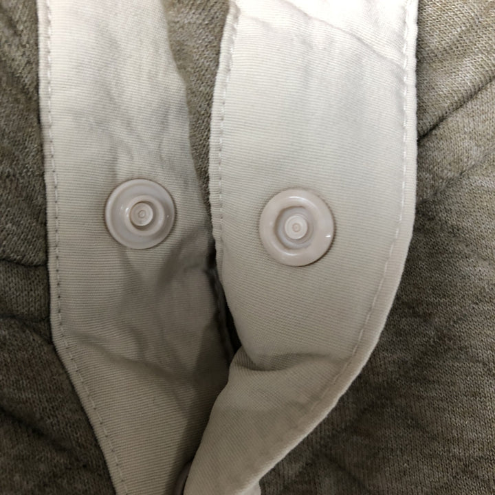 Patagonia Organic Cotton Diamond Quilt Half-Snap Sweatshirt, Women's Size Small cotton Beige type Vintage Second Hand