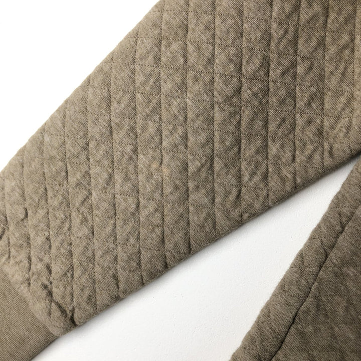 Patagonia Organic Cotton Diamond Quilt Half-Snap Sweatshirt, Women's Size Small cotton Beige type Vintage Second Hand