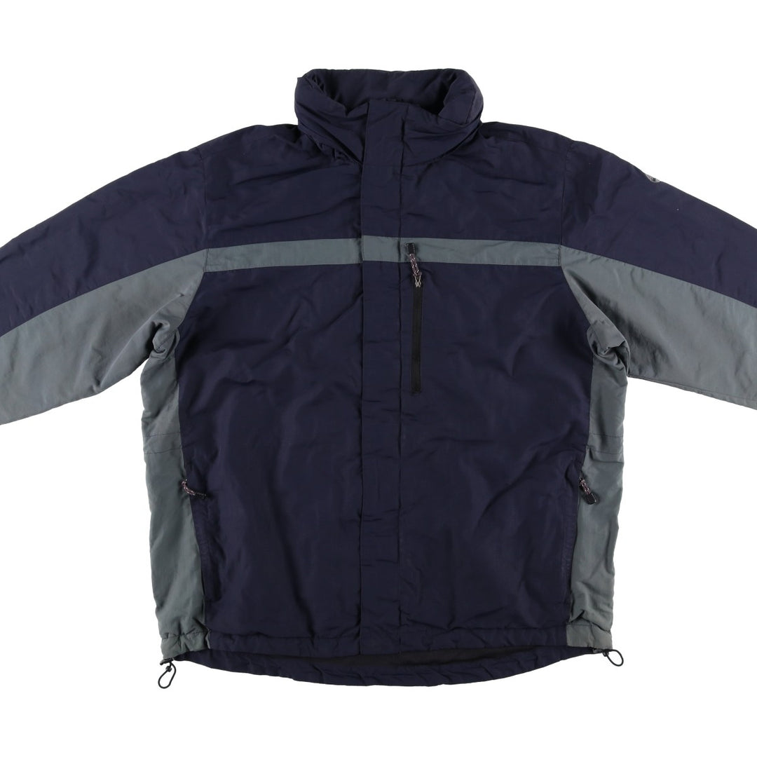 00'S Timberland nylon jacket, men's size XL Nylon navy blue type Vintage Second Hand