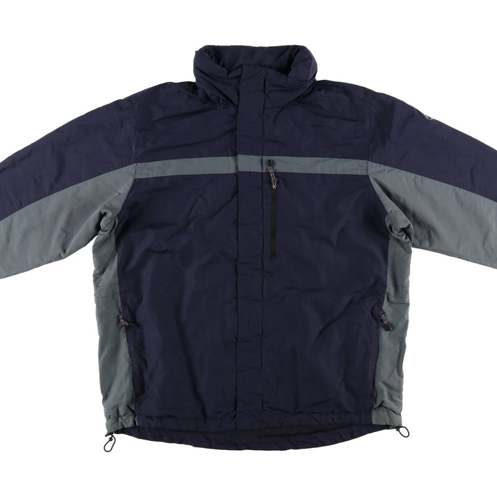 00'S Timberland nylon jacket, men's size XL Nylon navy blue type Vintage Second Hand