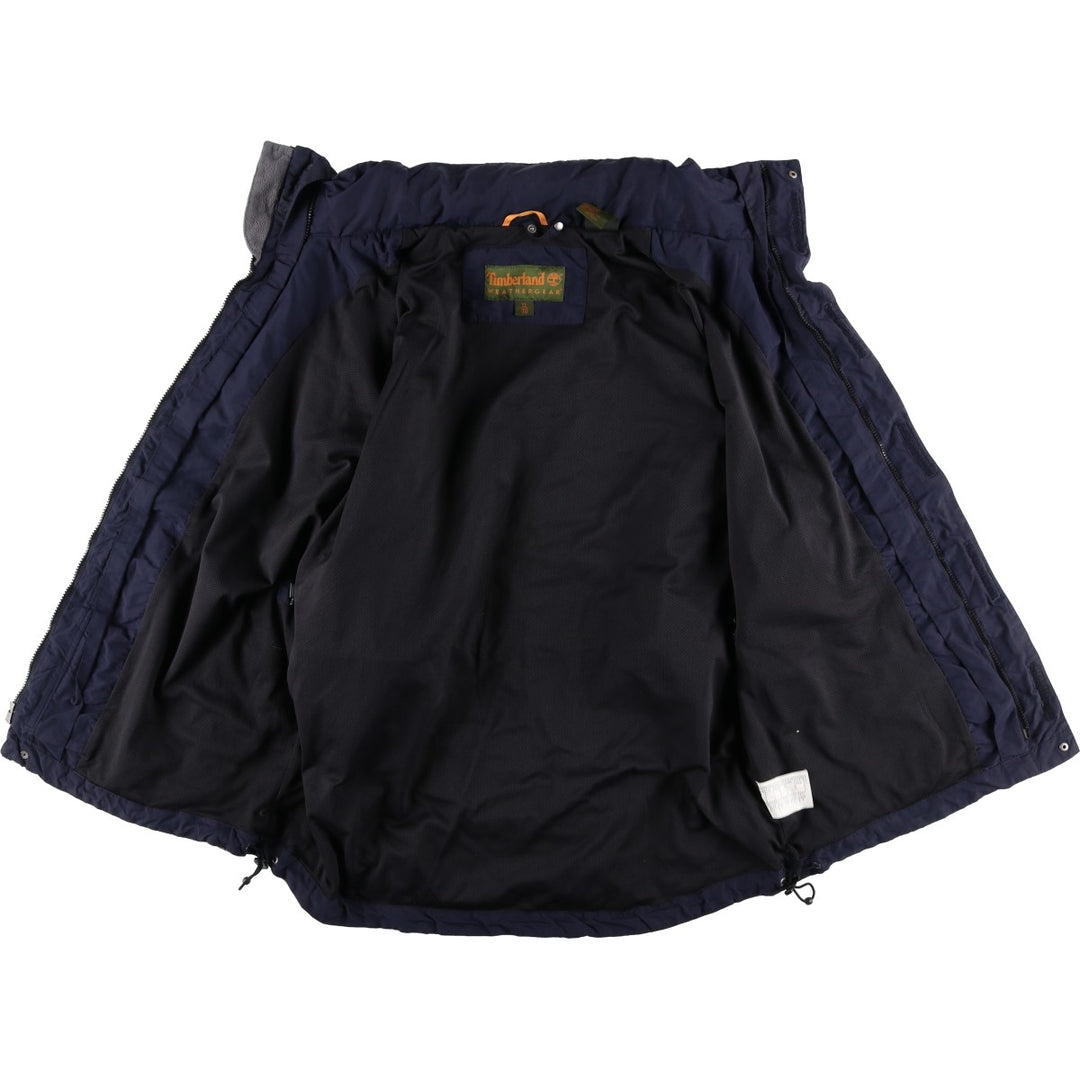 00'S Timberland nylon jacket, men's size XL Nylon navy blue type Vintage Second Hand