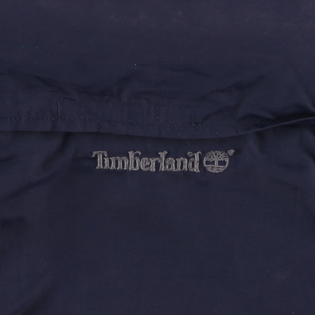 00'S Timberland nylon jacket, men's size XL Nylon navy blue type Vintage Second Hand
