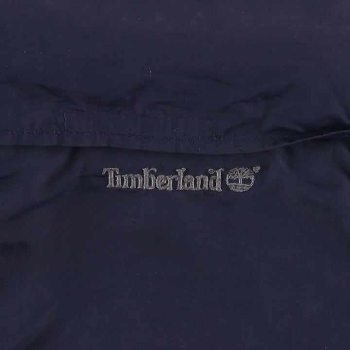 00'S Timberland nylon jacket, men's size XL Nylon navy blue type Vintage Second Hand