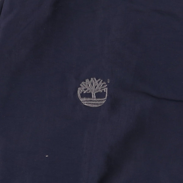 00'S Timberland nylon jacket, men's size XL Nylon navy blue type Vintage Second Hand