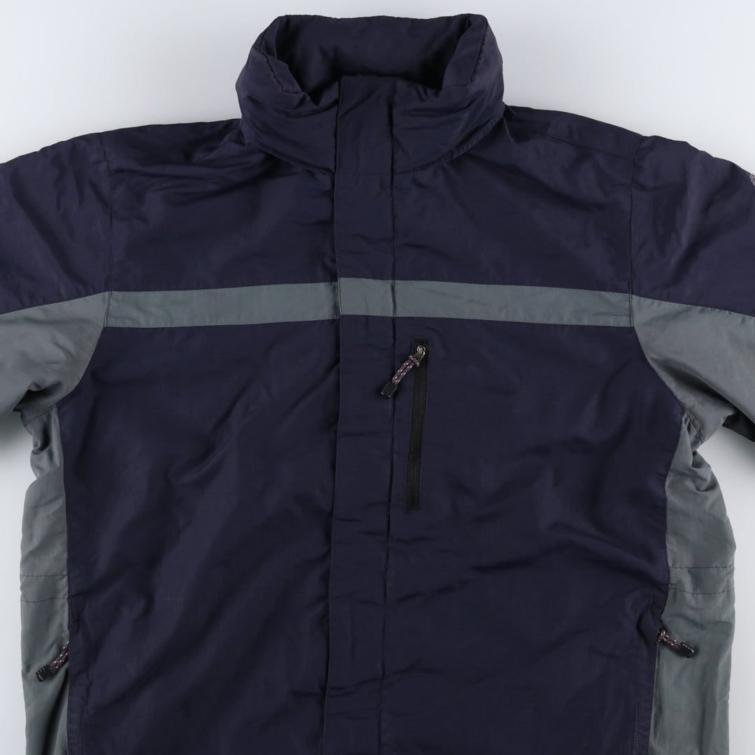 00'S Timberland nylon jacket, men's size XL Nylon navy blue type Vintage Second Hand